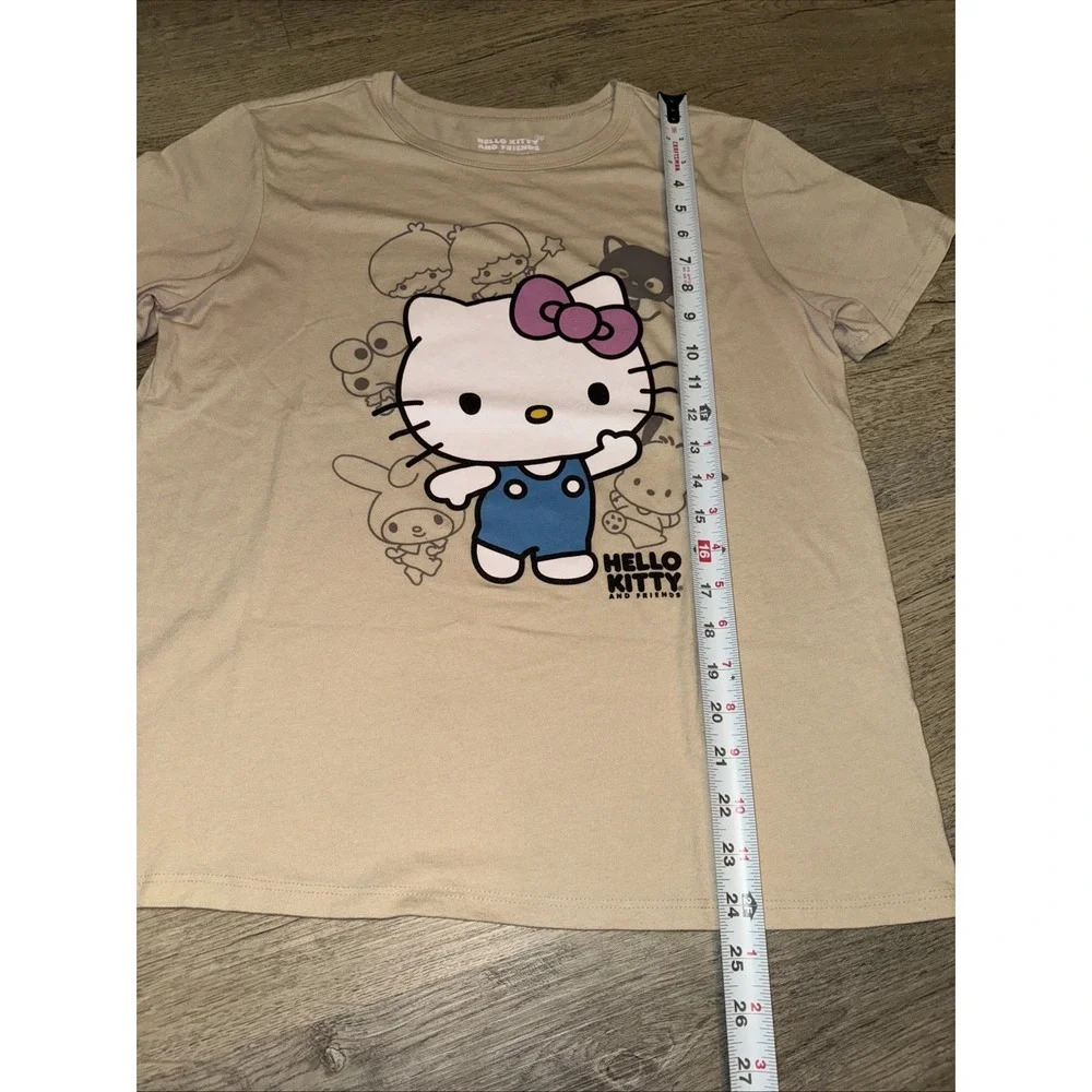 Hello Kitty and Friends Shirt Womens Short Sleeve Novelty Cartoon Size Medium - Picture 5 of 5